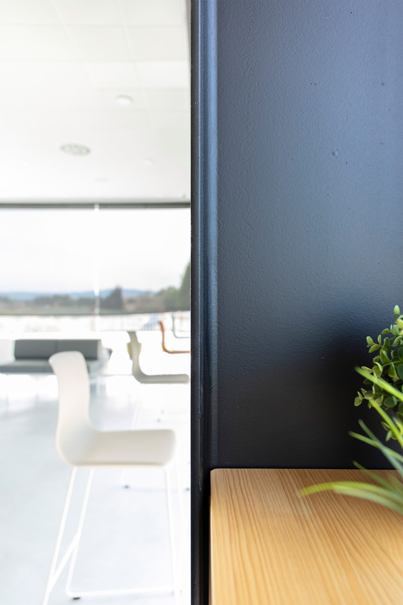 Detalle de la barra para el coworking