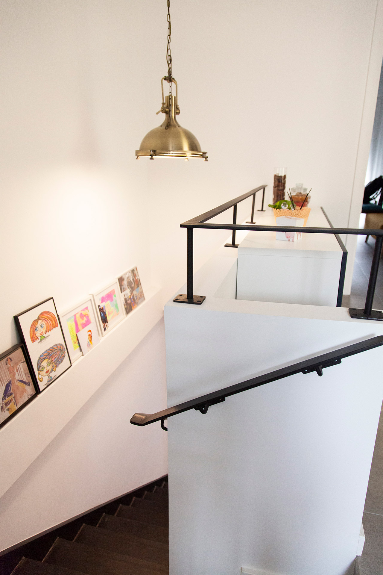 Subida de escaleras en la Casa C