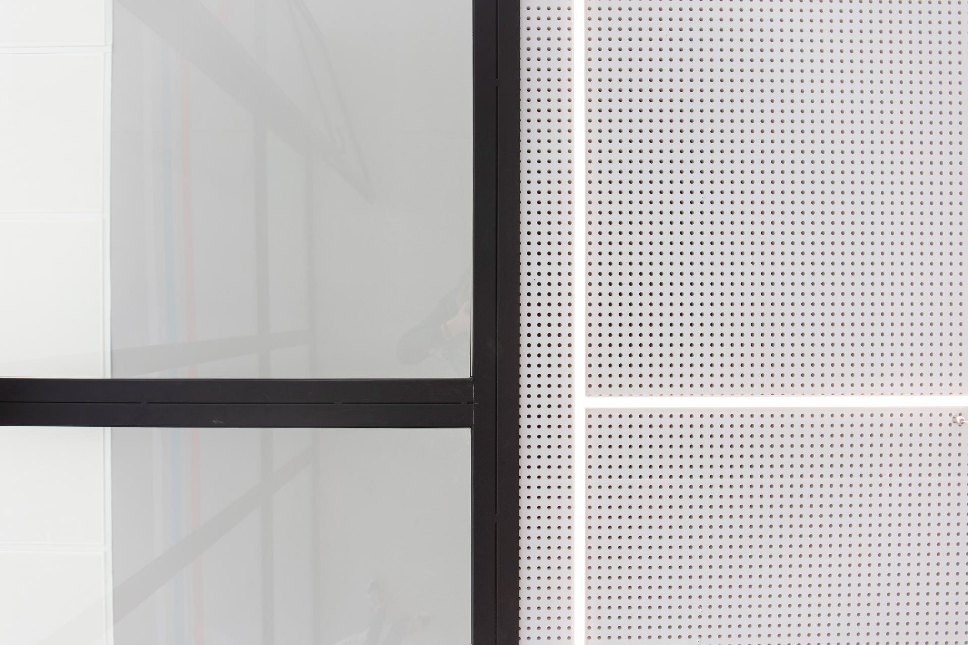 Detalle de la iluminación del techo.